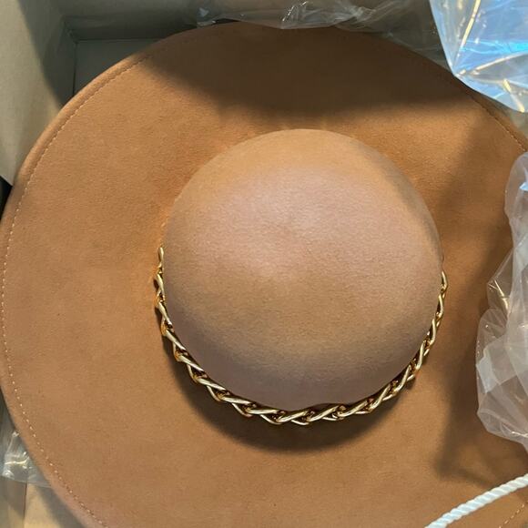 Eugenia Kim Honey chain-trimmed wool-felt hat main image 3